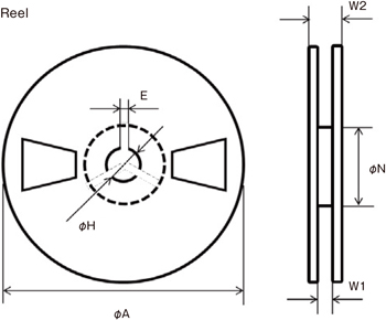 リール寸法図